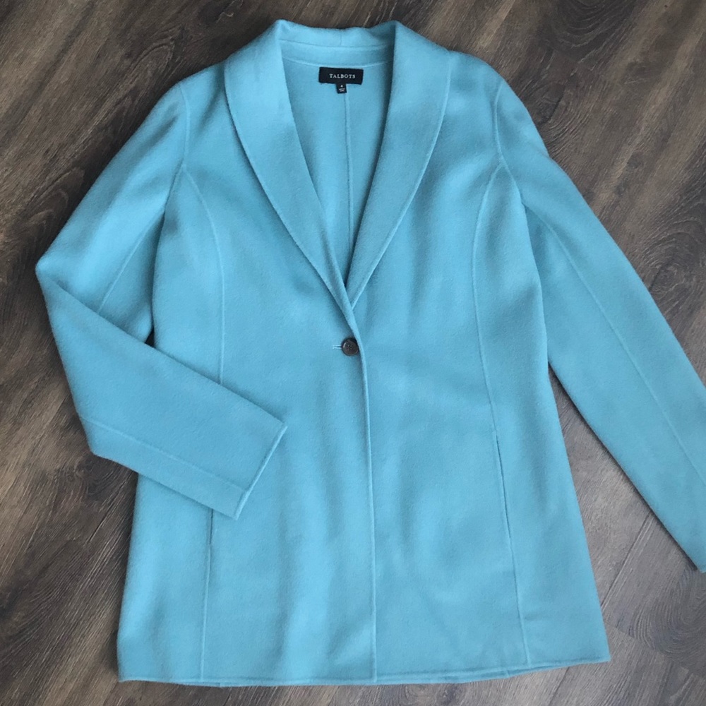 Gorgeous Boiled merino wool single button blazer. New!